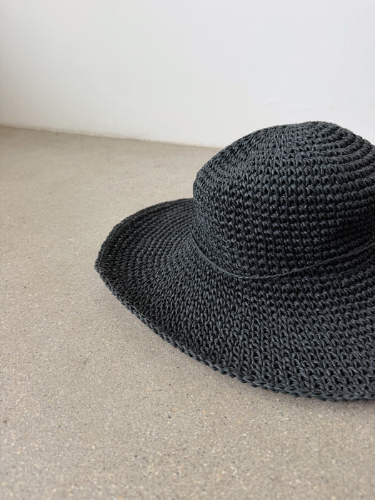 Black Straw Hat