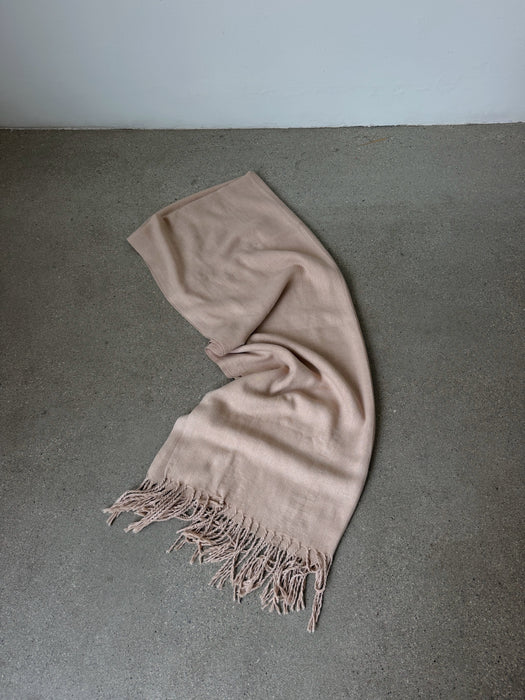 Tan Cashmere Pashmina Scarf