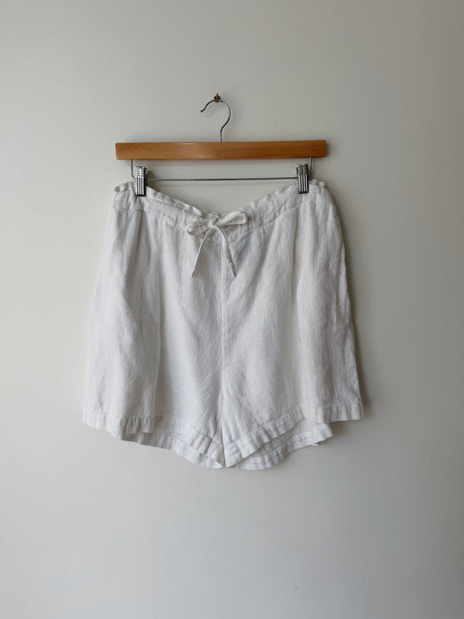 White Gauzy Shorts | 30