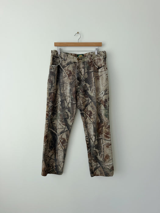 Distressed Real Tree Camo Pants | 34