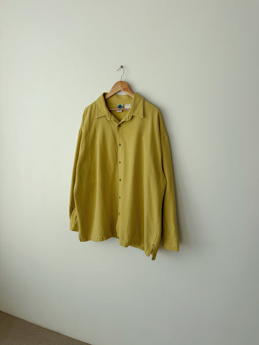 Dijon Cotton Button Up | 2X