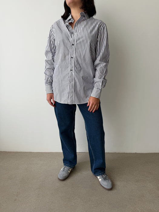 Striped Button Up | M