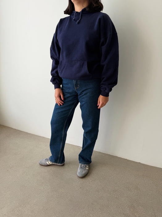 Navy Hooded Sweater | S