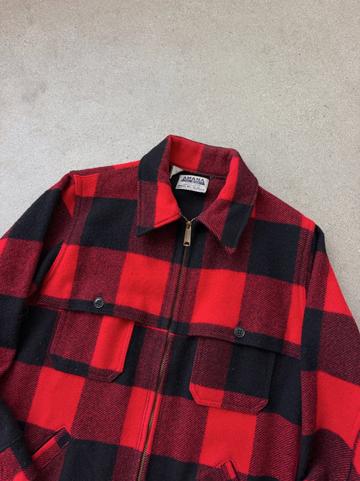 1960's Buffalo Plaid Wool Jacket | L