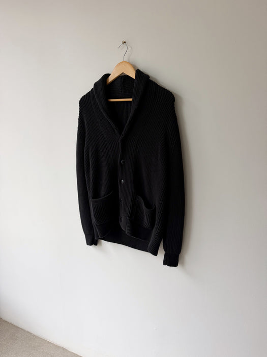 Black Knit Cardigan | M