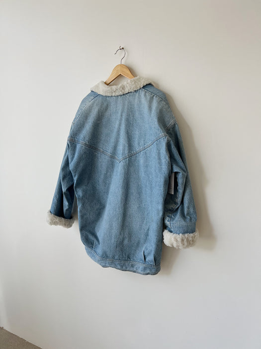 Denim Sherpa Jacket | L/XL