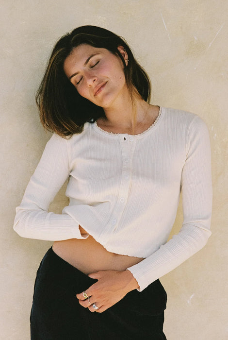 Posie Pointelle Cardigan