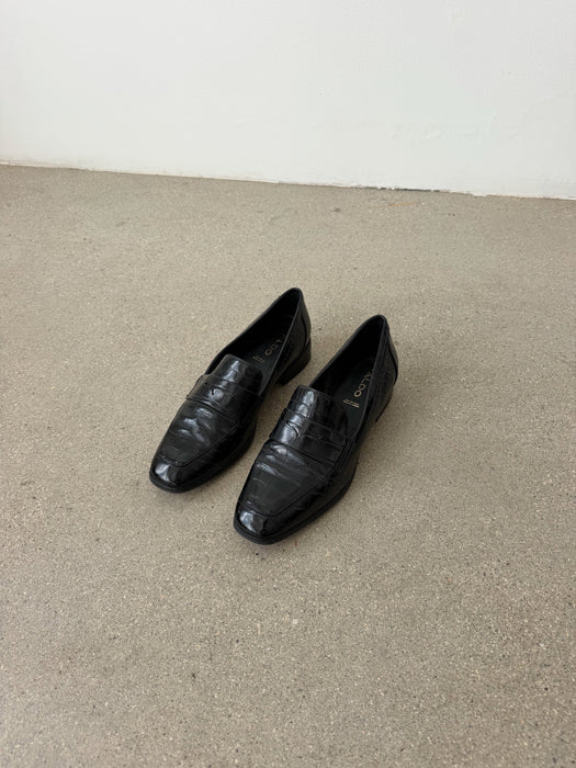 Black Patent Leather Loafer | 6.5