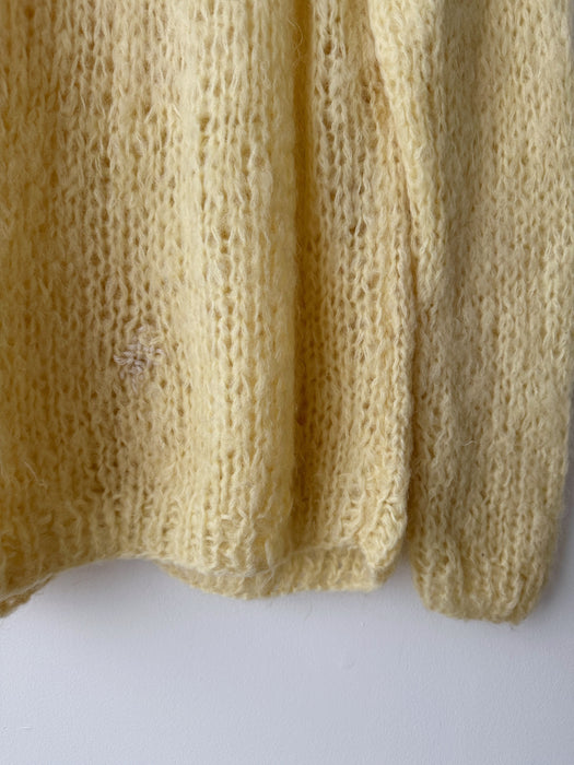 Yellow Knit Sweater | M