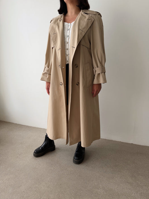 Beige Trench Coat | M