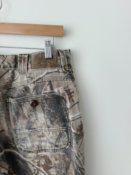 Distressed Real Tree Camo Pants | 34