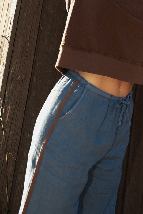 LA Relaxed Linen Track Pant