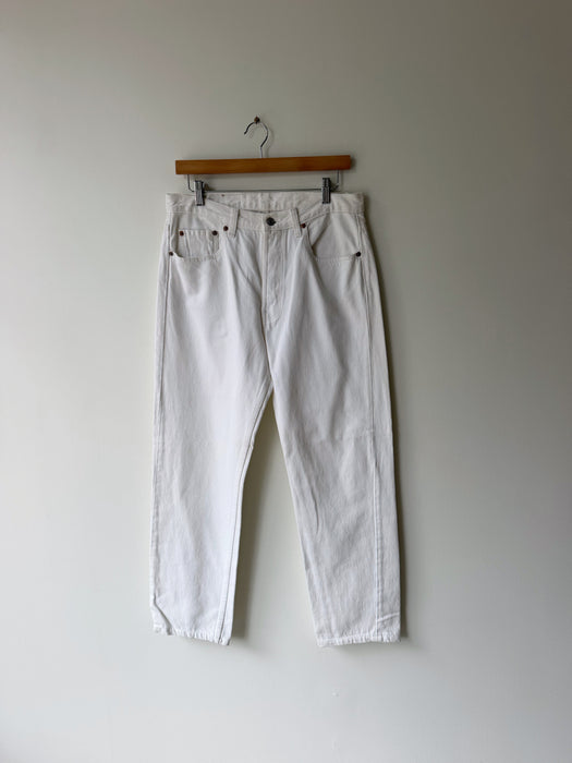 White Levi's 501 Denim | 32