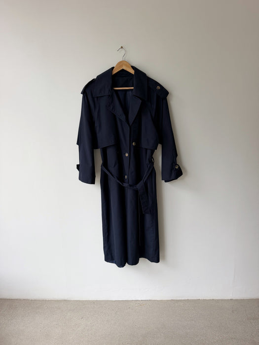 Navy Trench Coat | XL