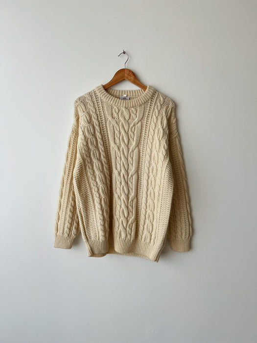 Fisherman’s Wool Knit Sweater | XL