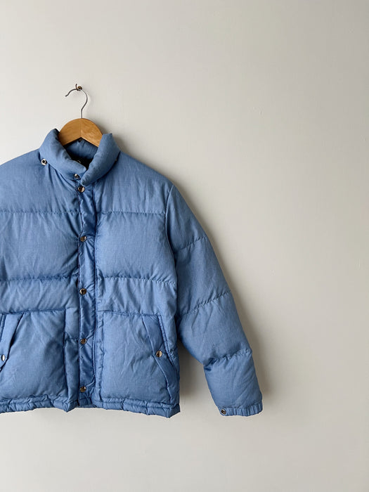 Sky Blue Puffer Coat | XS
