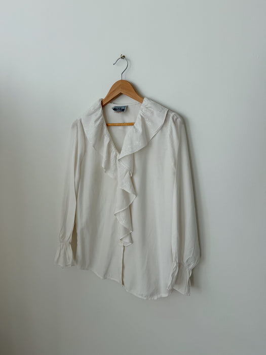 White Poet Blouse | M