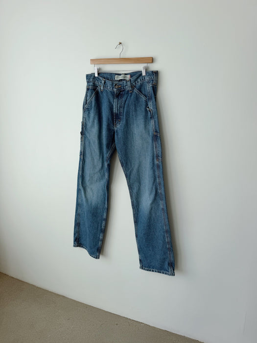 Mid Wash Levi's Carpenter Pants | 32