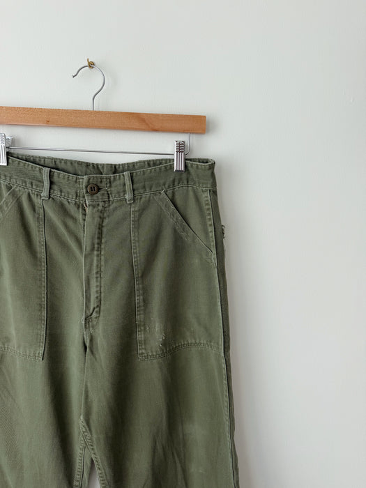 Olive Green Fatigue Pant | 30