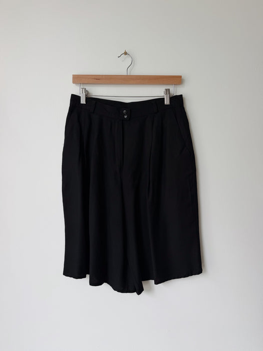 Black Trouser Shorts | 28