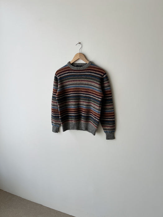 Striped Wool Sweater | S