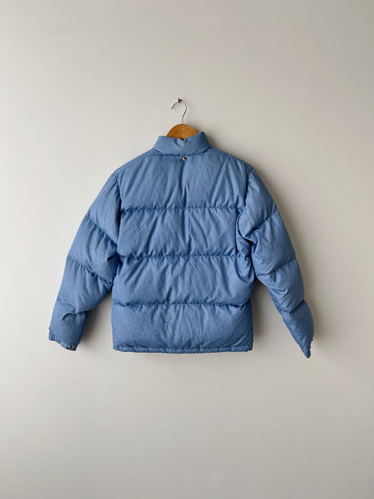 Sky Blue Puffer Coat | XS