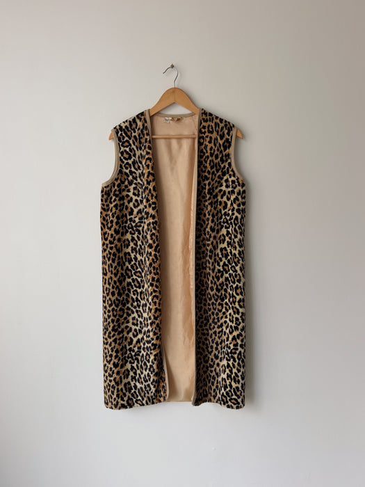Faux Fur Cheetah Vest | M/L