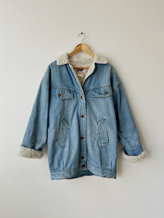 Denim Sherpa Jacket | L/XL