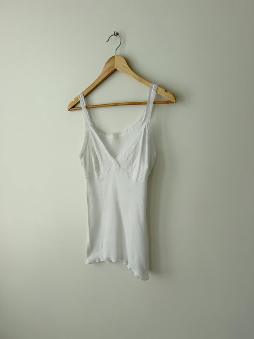 White Ribbed Camisole | S/M