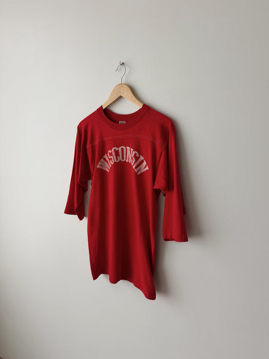 Red Wisconsin Long Sleeve | S/M