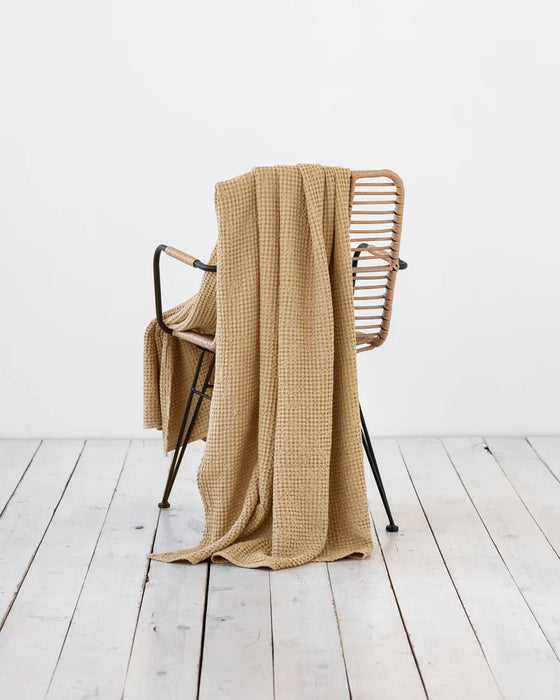 Magic Linen Waffle Throws