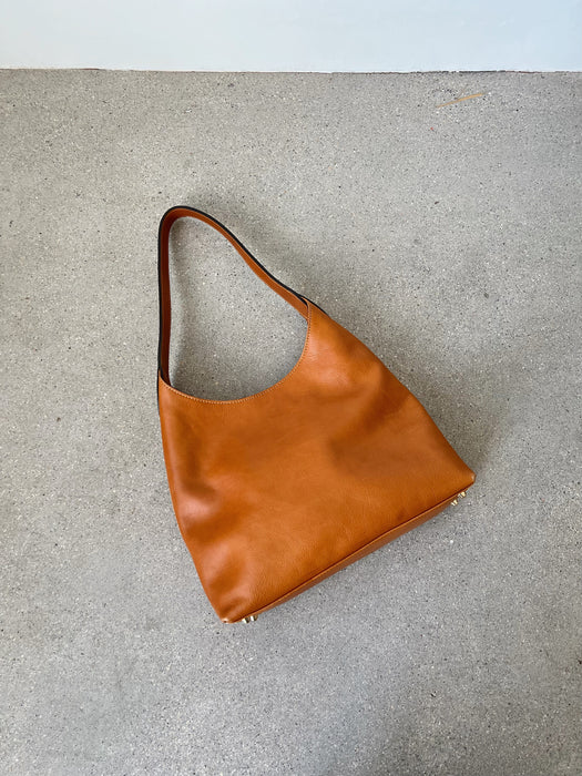Cognac Leather Handbag