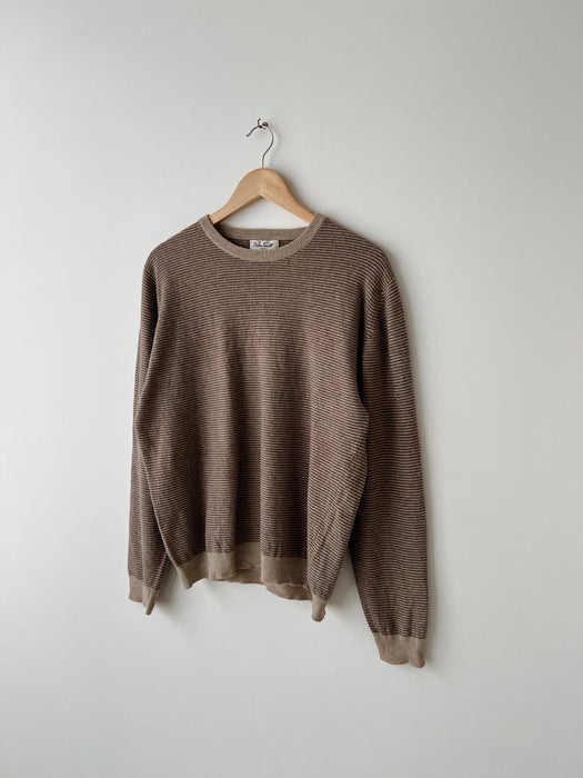 Striped Cashmere Sweater | L
