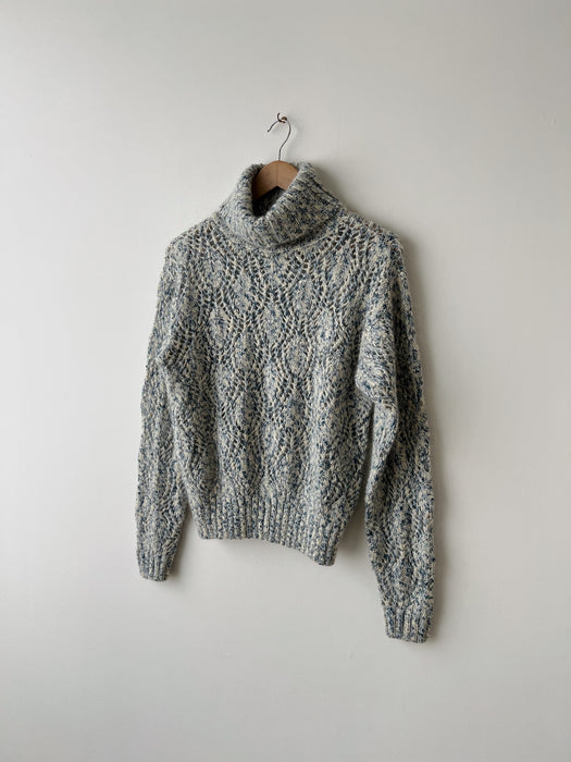 Blue Mohair Knit Sweater | S/M
