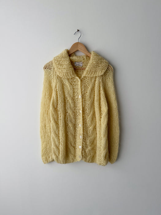 Yellow Knit Sweater | M