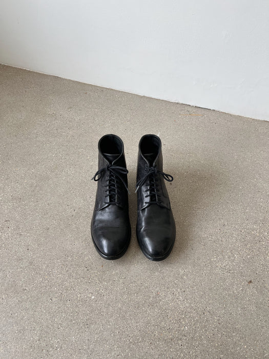 Black Leather Boots | 8