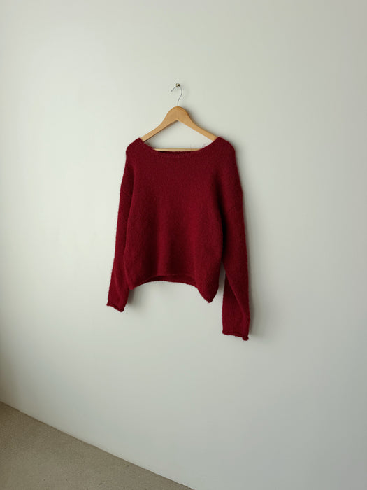 Jam Mohair Cropped Sweater | M/L