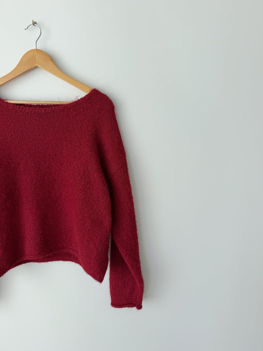 Jam Mohair Cropped Sweater | M/L