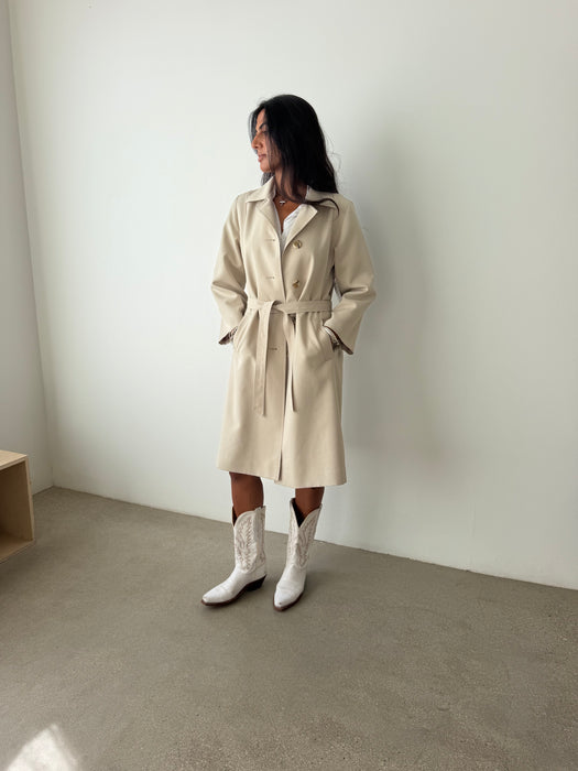 Beige Trench Coat | S/M