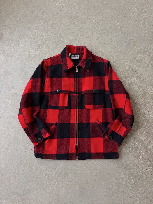 1960's Buffalo Plaid Wool Jacket | L