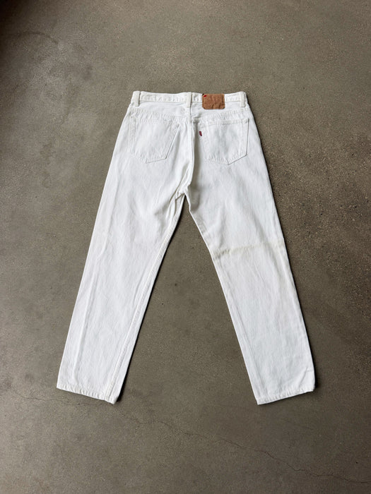White Levi's 501 Denim | 32