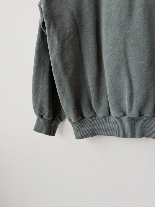 Washed Green Crewneck | L