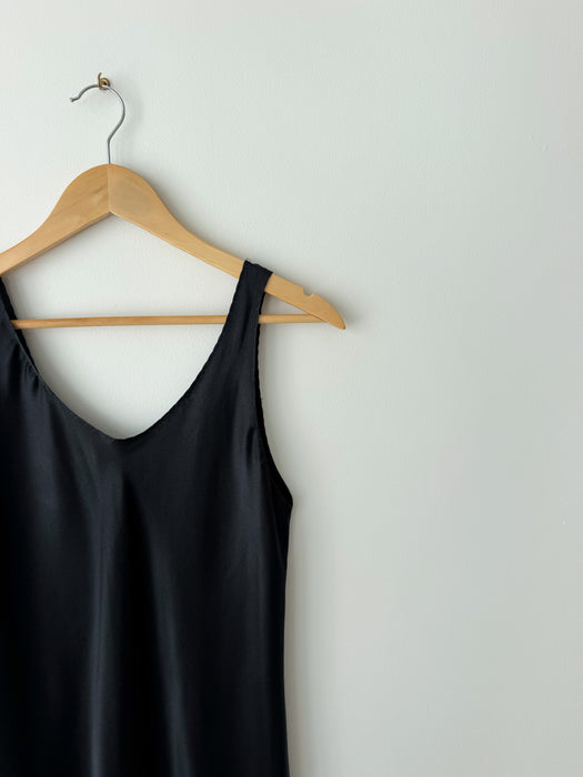 Black Slip Dress | M/L