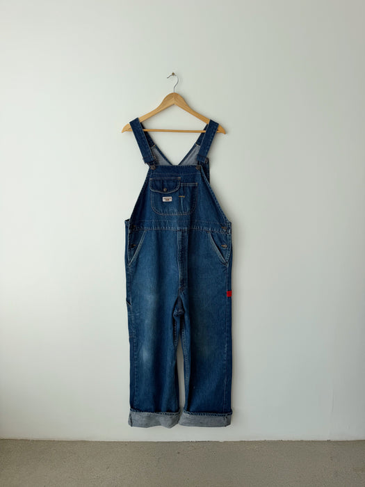 Dark Wash GWG Denim Overalls | L/XL