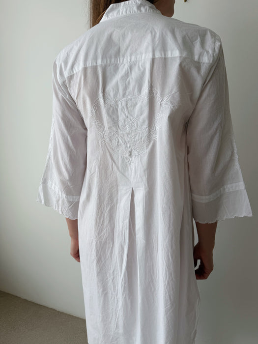 White Cotton Nightgown | M/L