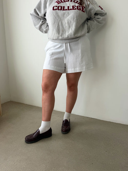 Hazlewood White Cotton Linen Short
