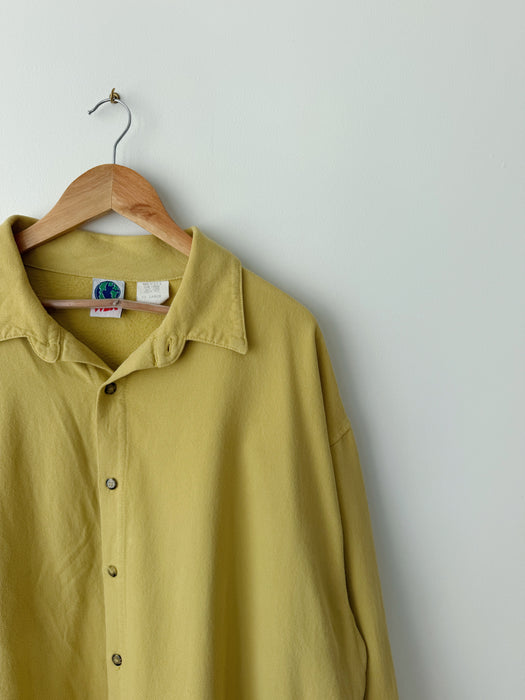 Dijon Cotton Button Up | 2X
