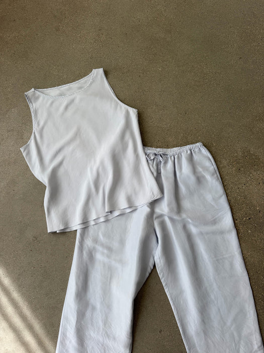 Sky Blue Silk Set | M