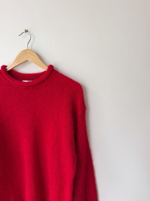 Cherry Mohair Sweater | M