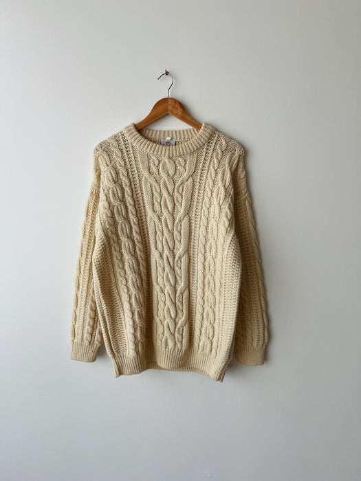 Fisherman’s Wool Knit Sweater | XL
